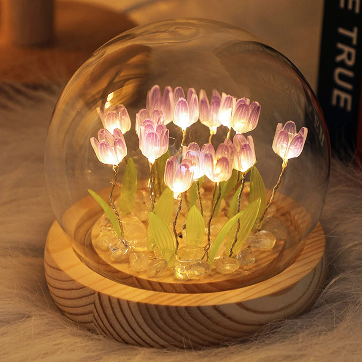 Iluniia – Lámpara de Tulipanes LED Decorativa para Noche