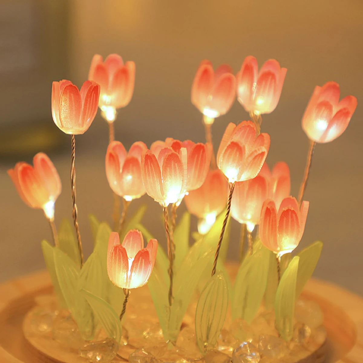 Iluniia – Lámpara de Tulipanes LED Decorativa para Noche