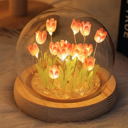 Iluniia – Lámpara de Tulipanes LED Decorativa para Noche